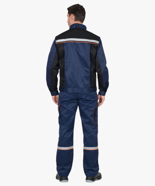 Костюм СИРИУС-ПРАКТИК-1-РОСС куртка, п/к т.синий с черным