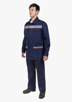 Костюм Профессионал СОП NEW (тк.Саржа,230) п/к, т.синий