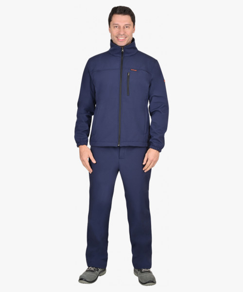Костюм СИРИУС-АЗОВ синий софтшелл пл 350 г/кв.м
