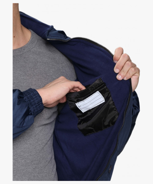 Куртка демисезонная Бомбер-Люкс (тк.Дюспо), т.синий