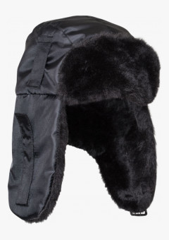 Шапка-ушанка СИРИУС-ЕВРО черная (тк. Оксфорд)