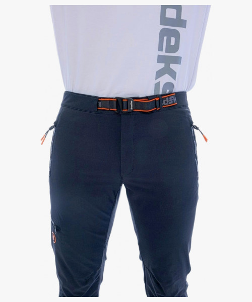 Брюки мужские летние Brodeks Urban KS316 приталенные, материал стрейч, цвет чёрный