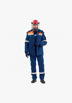 Костюм зимний Энергия-Г IV кл.п. (91,4 кал.), т.синий/оранжевый