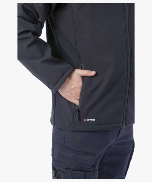 Куртка софтшелл Brodeks KS232, цвет чёрный