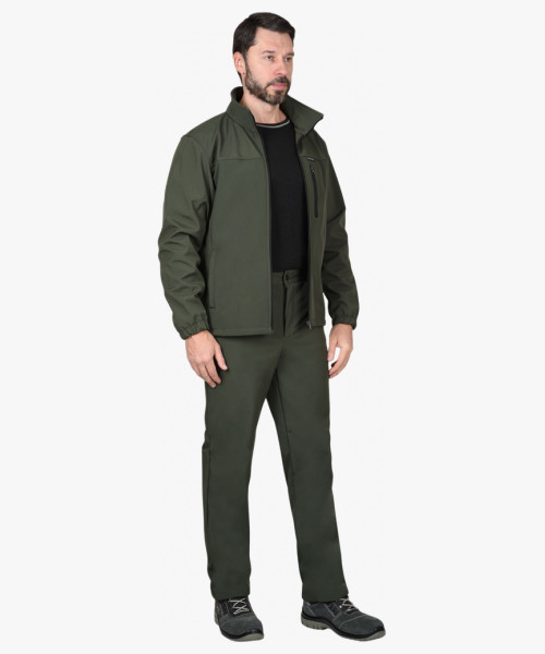 Костюм СИРИУС-АЗОВ хаки софтшелл пл 350 г/кв.м