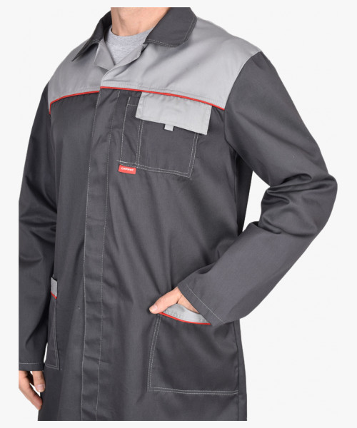 Халат мужской СИРИУС-ФАВОРИТ серый