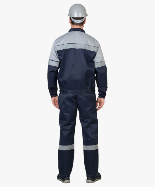 Костюм СИРИУС-ЛЕГИОНЕР куртка, п/к синий с серым СОП 50 мм