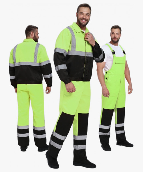 Костюм сигнальный Ярксион-2 СОП (тк.Смесовая,210) п/к, желтый/черный