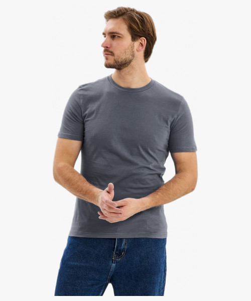 Футболка NEW (тк.Трикотаж,160), т.серый (графит)