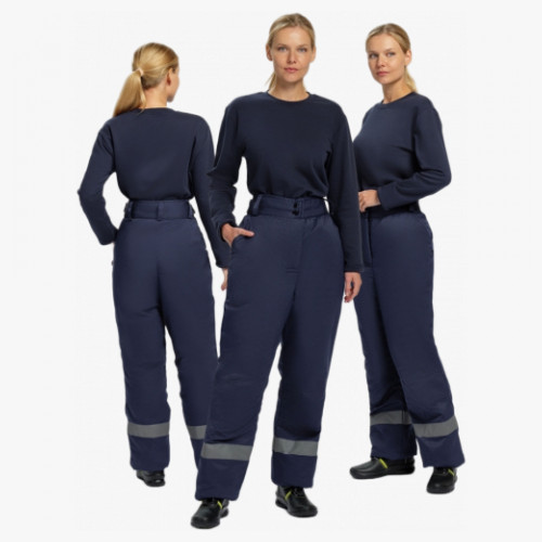 Брюки зимние женские Кнейд СОП (тк.Смесовая,210), т.синий