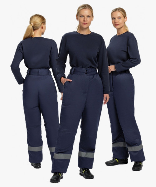 Брюки зимние женские Кнейд СОП (тк.Смесовая,210), т.синий