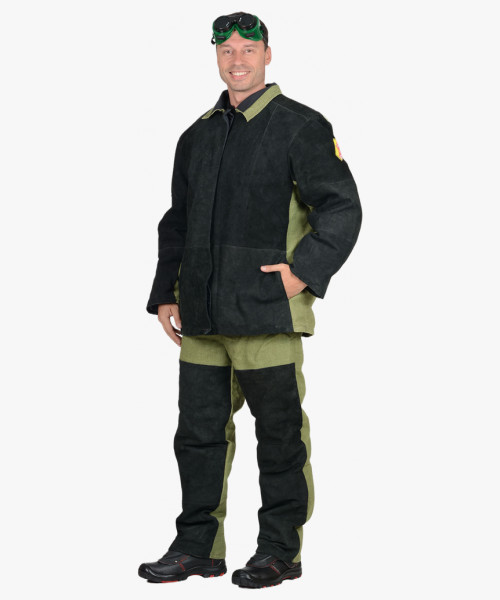 Костюм сварщика зимний со спилком (2,7 кв.м.) тип Б