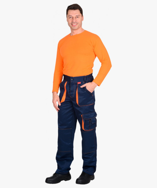 Брюки СИРИУС-CROWN т. синий