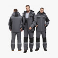 Костюм зимний Вектрон-2 СОП (тк.Таслан,135) п/к, т.серый/черный