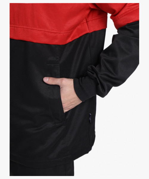 Костюм мужской Защита (тк.Смесовая,240), красный/черный