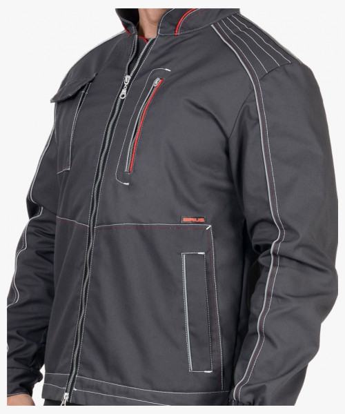 Костюм мужской СИРИУС-АЛЕКС куртка, п/к, серый