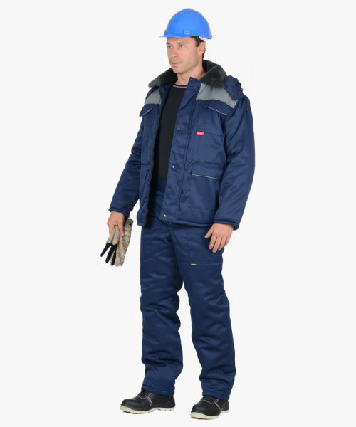 Куртка СИРИУС-ПРОФЕССИОНАЛ синяя с серым