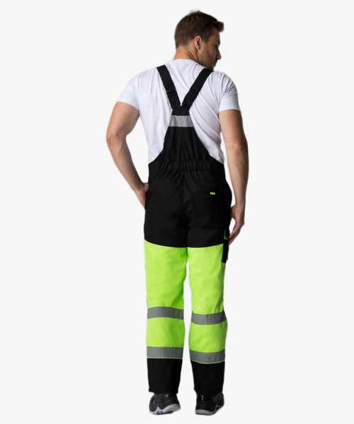 Костюм сигнальный (тк.Балтекс,210) п/к, лимонный/черный