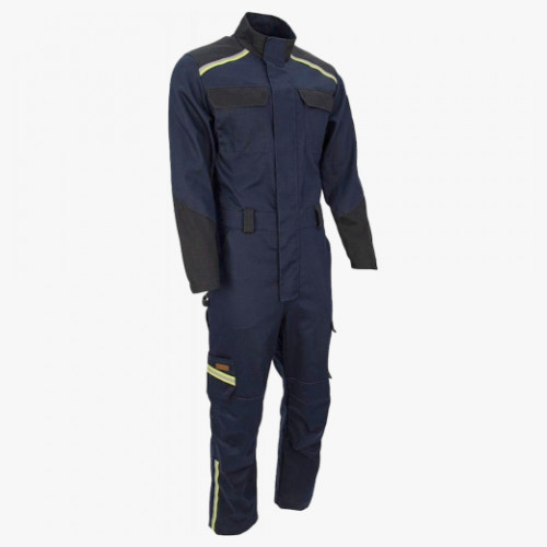 Комбинезон сварщика 1 класса Brodeks FS58-01, цвет тёмно-синий, чёрный