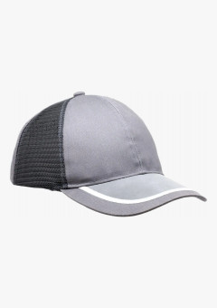 Каскетка защитная текстильная с СОП. цвет серый.