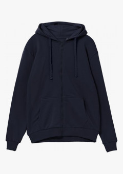 Толстовка на молнии с капюшоном Siverga 2.0, темно-синий
