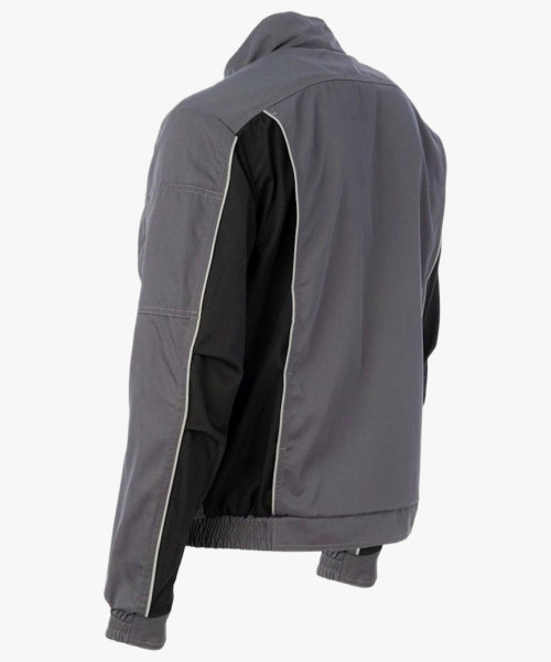 Куртка летняя мужская Brodeks KS201, цвет серый, чёрный