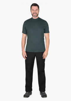 Футболка меланж тёмно-зеленый 160 г/м2