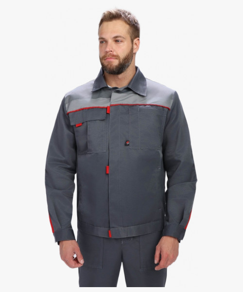 Костюм Флофт-2 СОП (тк.Смесовая,210) п/к, т.серый/серый