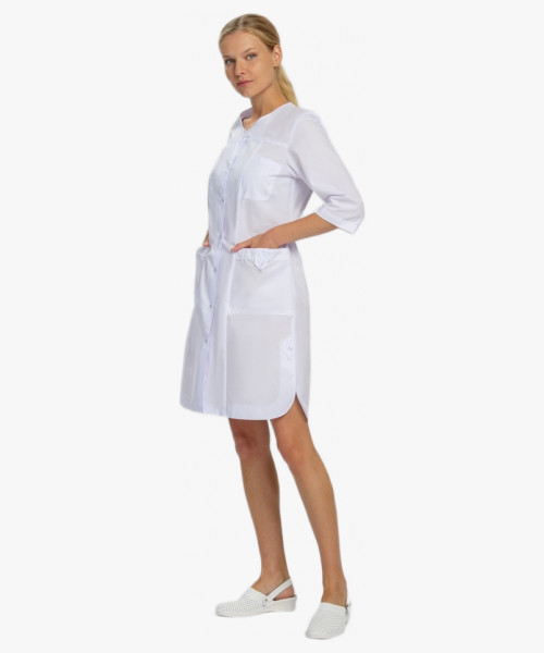 Халат женский Орхидея (тк.ТиСи), белый