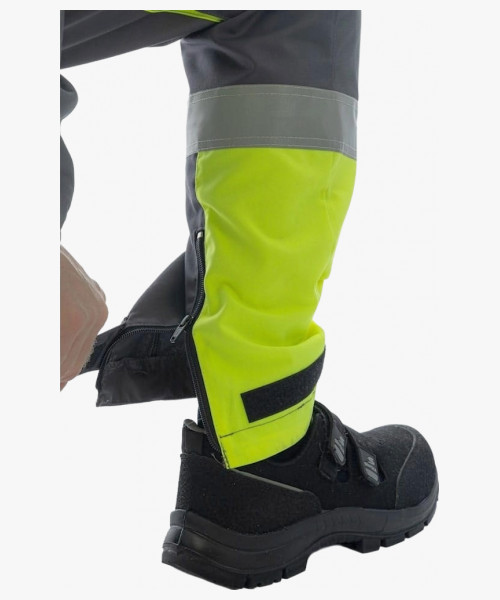 Комбинезон летний мужской Brodeks KS503, цвет жёлтый, серый