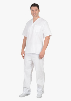 Костюм пекаря универсальный белый