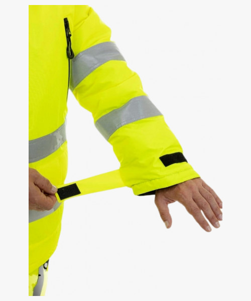 Куртка-парка сигнальная зимняя Brodeks KW220, цвет жёлтый