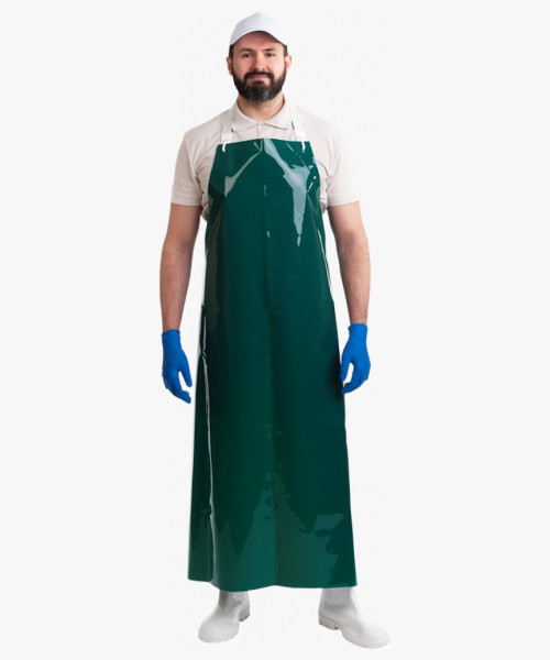 Фартук ЛАРИПОЛ полиуретановый уплотненный (90х130) зелёный (ФАР013)