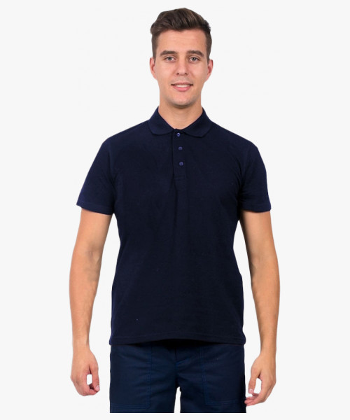 Рубашка-Поло NEW (тк.Трикотаж), т.синий