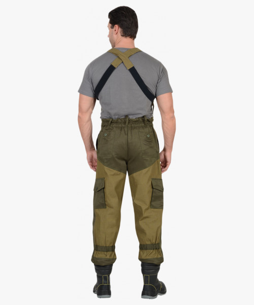 Костюм СИРИУС-ГОРКА куртка, брюки, помочи (полотно палаточное) хаки