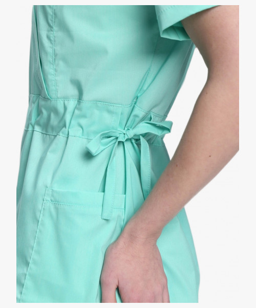 Костюм женский хирургический Модерн-004 (тк.Стрейч,120) MedLine, мятный