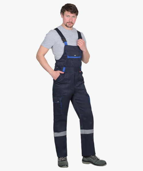 Костюм СИРИУС-ТИТАН куртка, п/к синий с васильковым и СОП