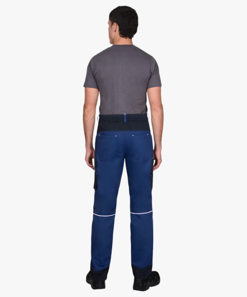 Костюм мужской летний СИРИУС-АРКТИК куртка, брюки, синий с черным, тк. мех. стрейч