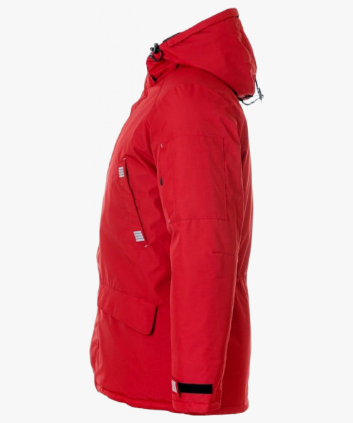 Куртка-парка зимняя мужская Brodeks KW204, цвет красный