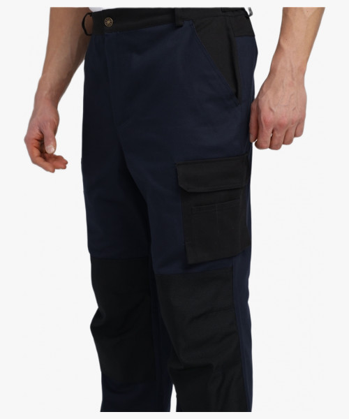 Брюки Милан NEW CH МВО (тк.Смесовая,270), т.синий/черный