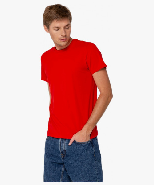 Футболка мужская T-bolka Stretch, красный