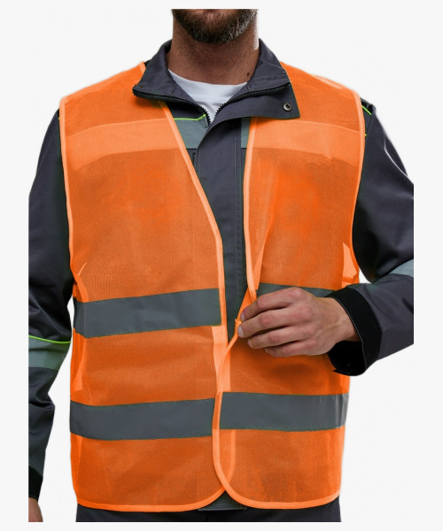 Жилет сигнальный ProfLineBase (тк.Полиэфир,60), оранжевый