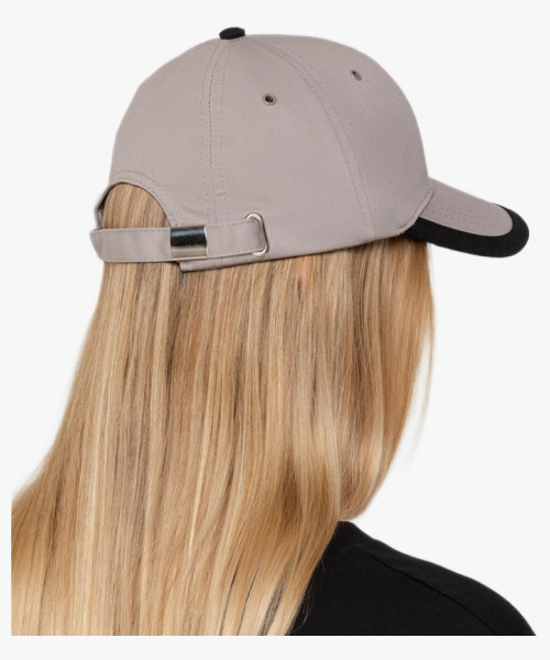 Бейсболка Honor, серая с черным кантом