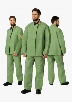 Костюм сварщика 1 кл.защиты (тк.Брезент, 480),хаки