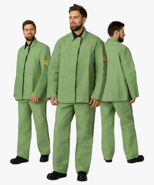 Костюм сварщика 1 кл.защиты (тк.Брезент, 480),хаки