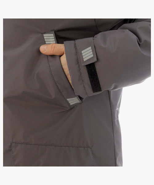 Куртка-парка зимняя мужская Brodeks KW204, цвет серый