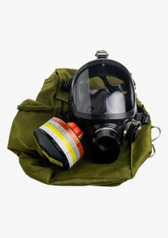 Противогаз промышленный Бриз-3301 (ППФ) А1В1Е1Р1 R D с маской ППМ-88