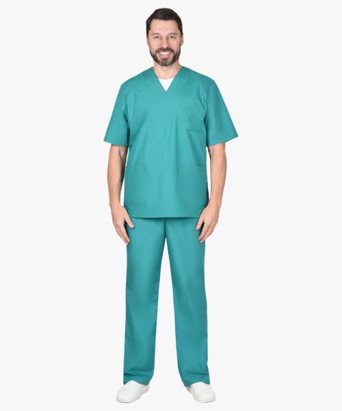 Костюм хирурга универсальный зелёный