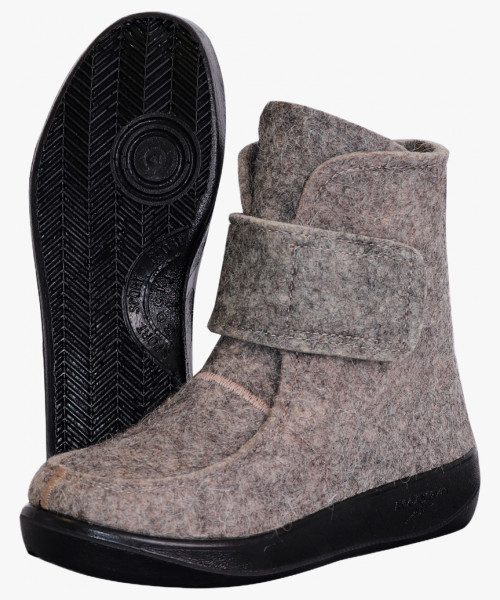 Валенки ботинки на липучке, подошва ПУ