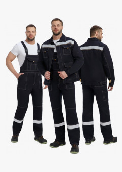 Костюм Троя IMP (тк.Саржа,320) п/к, т.синий/бежевый